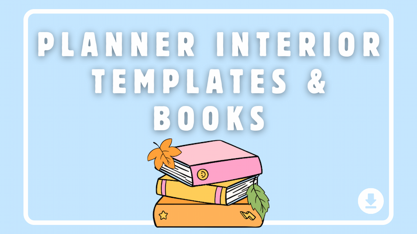 Planners Basic Interior Templates & Books Bundle for Kindle Direct Publishing