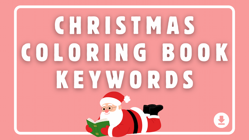 Christmas Coloring Book Keywords for Amazon KDP