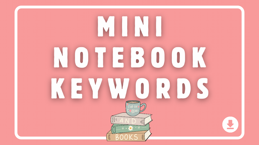 Mini Notebook Keywords for Amazon KDP