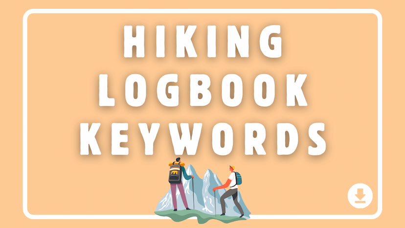 Hiking Logbook Keywords for Amazon KDP