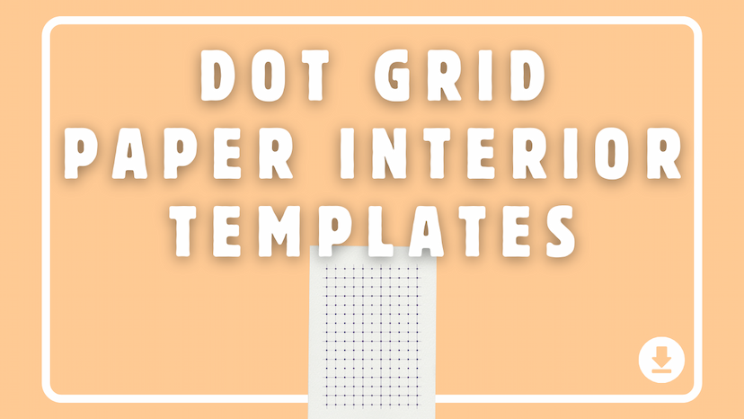 Dot Grid Paper Interior Templates Bundle for KDP