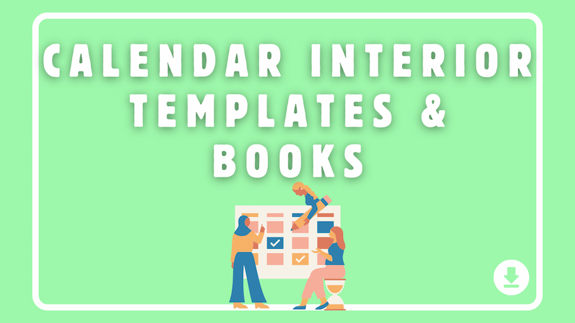 Calendar Interior Templates & Books Bundle for Amazon KDP