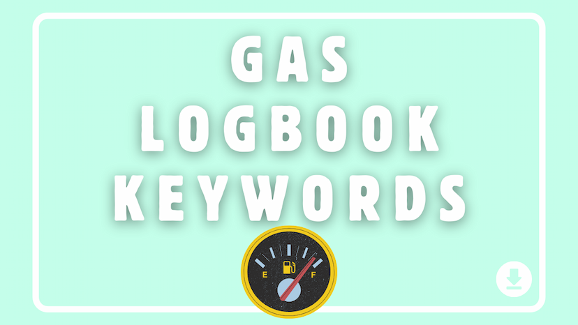 Gas Logbook Keywords