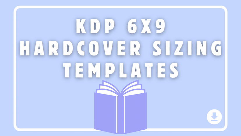 6X9 Book Cover Sizing Templates - Hardcover